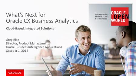 What’s Next for Oracle CX Business Analytics