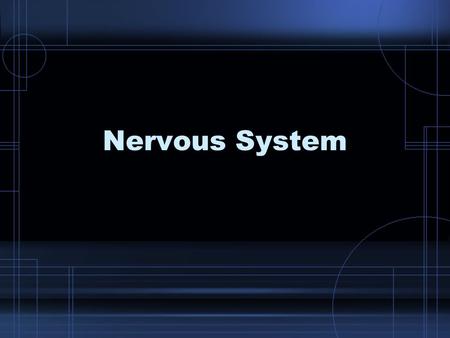 Nervous System.