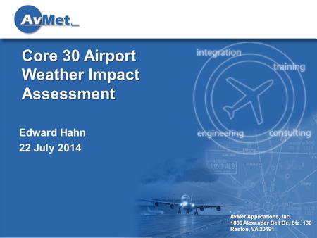 Core 30 Airport Weather Impact Assessment