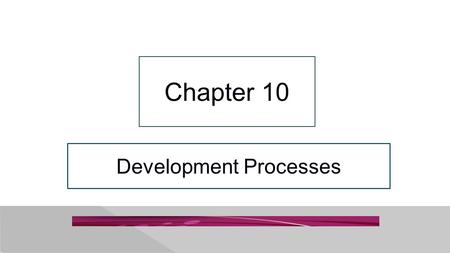 Development Processes