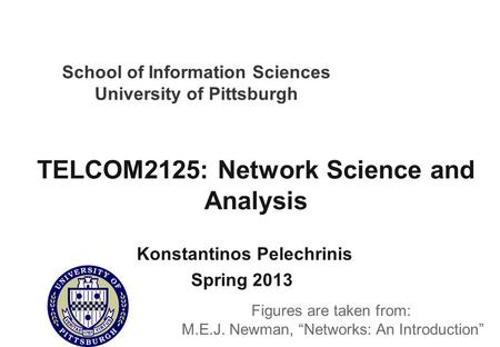 TELCOM2125: Network Science and Analysis