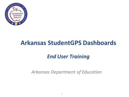 Arkansas StudentGPS Dashboards