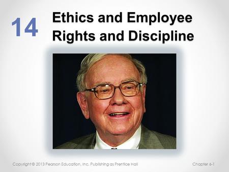 Ethics and Employee Rights and Discipline