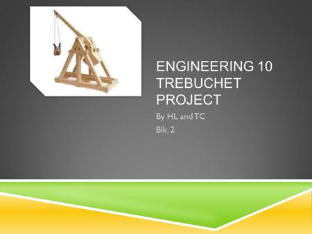 Engineering 10 Trebuchet Project