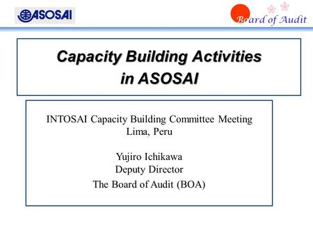 Capacity Building Activities