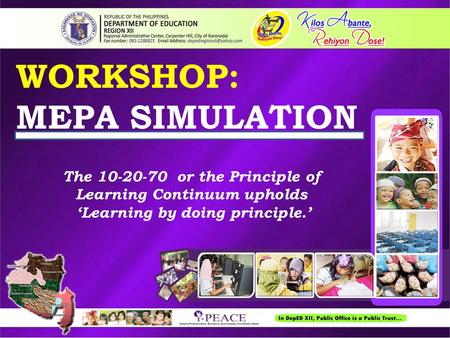 WORKSHOP: MEPA SIMULATION