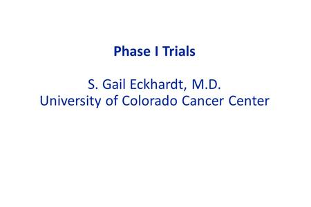 University of Colorado Cancer Center