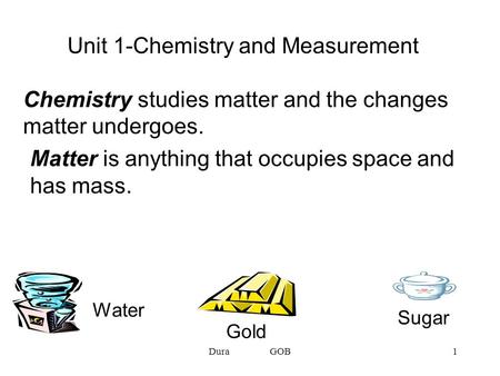 Unit 1-Chemistry and Measurement