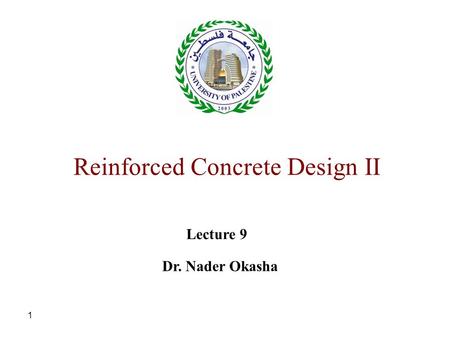 Reinforced Concrete Design II