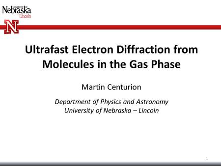 Ultrafast Electron Diffraction from Molecules in the Gas Phase