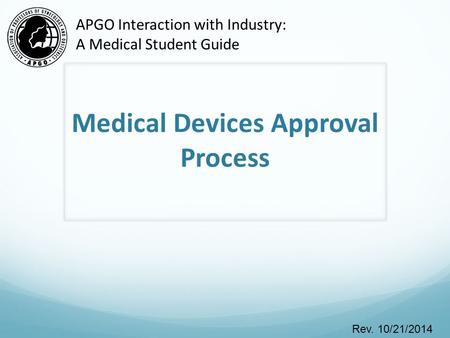 Medical Devices Approval Process