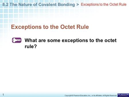 Exceptions to the Octet Rule