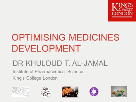 OPTIMISING MEDICINES DEVELOPMENT