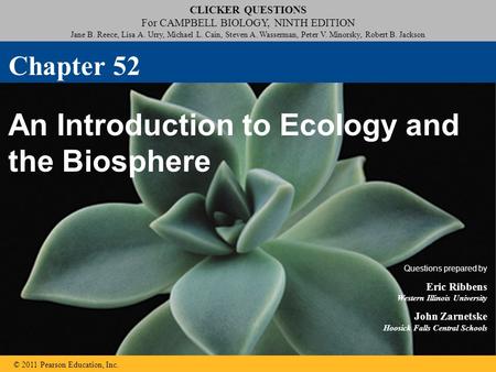 An Introduction to Ecology and the Biosphere