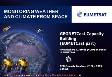 Monitoring weather and climate from space