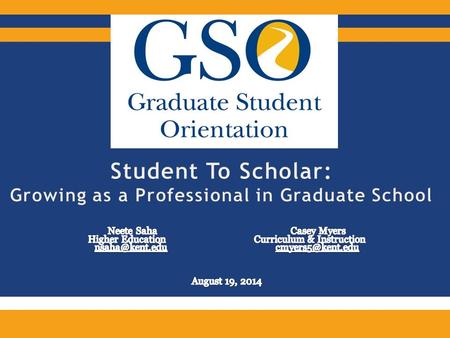 You’re beginning graduate school... Watch: https://www.youtube.com/watch?v=qxNZe AJ3MLI Discuss: What advice have you received so far from peers, colleagues,