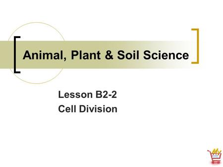 Animal, Plant & Soil Science