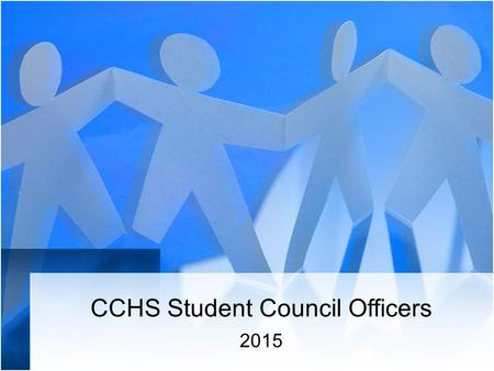 CCHS Student Council Officers