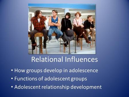 Relational Influences