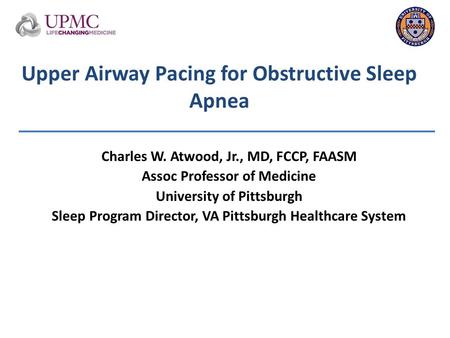 Upper Airway Pacing for Obstructive Sleep Apnea