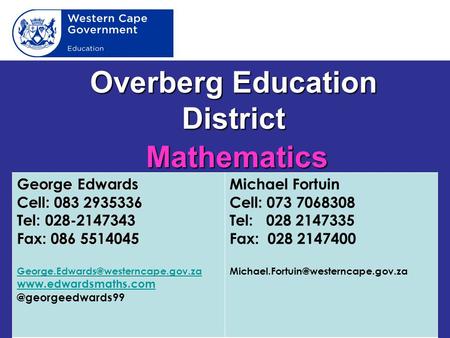 Overberg Education District