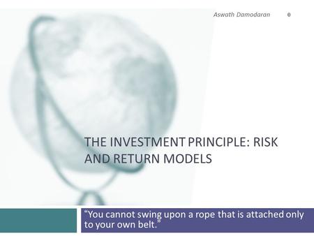 First Principles Aswath Damodaran