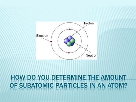  An arrangement of elements in which the elements are separated based on properties.