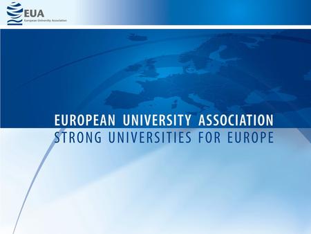 Trends in University Autonomy in Europe and Ireland Thomas Estermann Director Governance, Funding and Public Policy Development Dublin 29.09.2014.