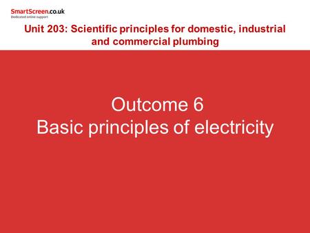 Basic principles of electricity