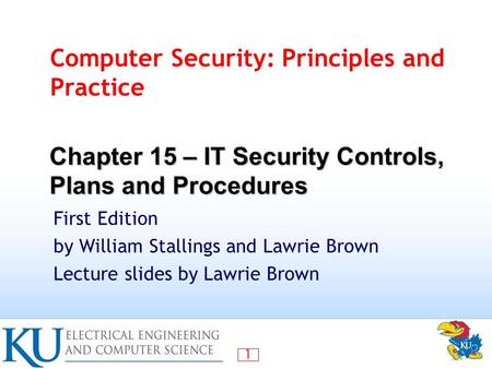 Computer Security: Principles and Practice