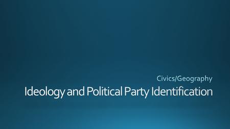 1.Are many people fully represented by one of the two major parties? Why or why not? 2.Why do so many people end up in the middle of the left-right continuum?