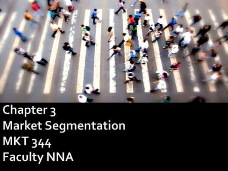 Phase 1 Market Segmentation Phase 1 Market Segmentation Phase 2 Target Market and Marketing Mix Selection Phase 2 Target Market and Marketing Mix Selection.