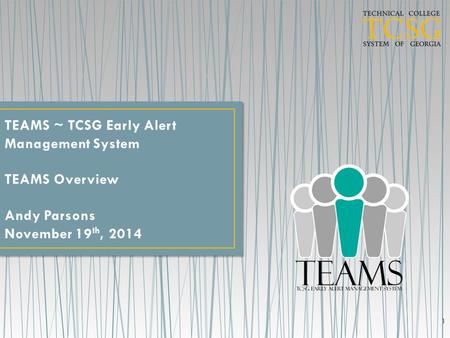 1. Overview of Early Alert Systems  Ultimate goal is to improve student retention and graduation rates.  This is done by identifying at-risk students.