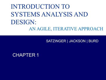 Systems Analysis and Design in a Changing World, 6th Edition