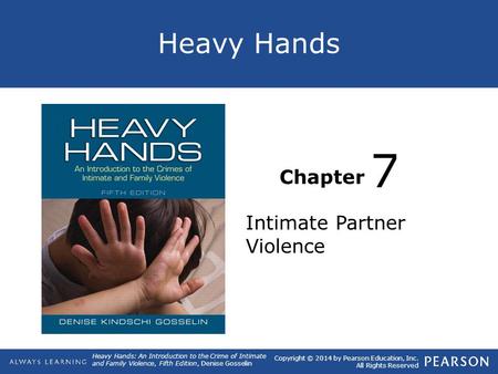 7 Intimate Partner Violence.