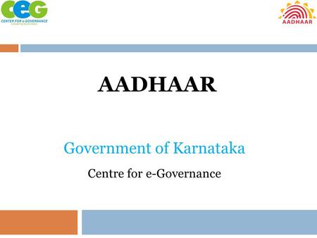 Government of Karnataka Centre for e-Governance