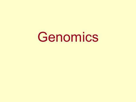 Genomics. Gene expression DNA (Genome) pre-mRNA mRNA mRNA (Transcriptome) Proteins (Proteome) Metabolites (Metabolome) Regulation Nucleus Cytoplasm Chromatography.