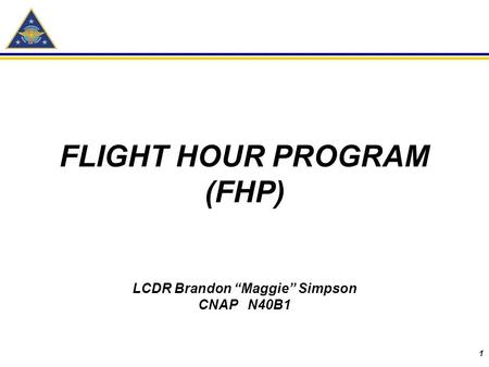 FLIGHT HOUR PROGRAM (FHP)