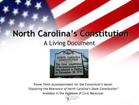 North Carolina’s Constitution