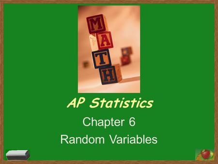 Chapter 6 Random Variables