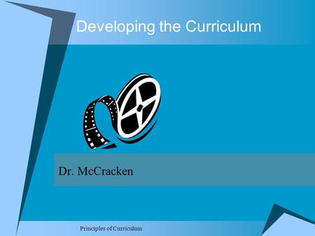 Developing the Curriculum