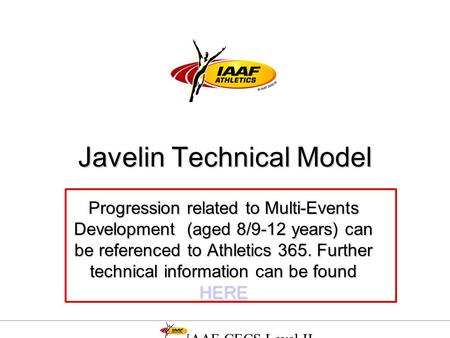 Javelin Technical Model