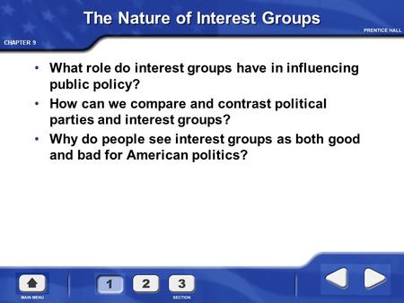 The Nature of Interest Groups