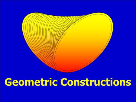 Geometric Constructions