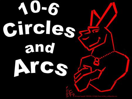 You will find the central angle, the arc and the arc length of a circle.