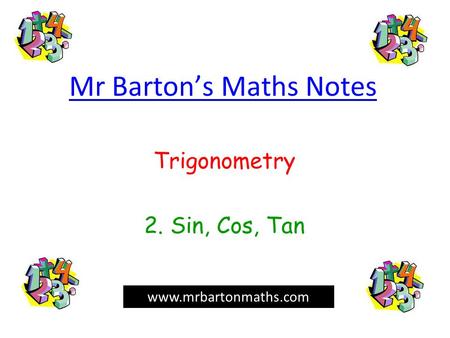 Mr Barton’s Maths Notes