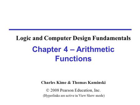 Overview Iterative combinational circuits Binary adders