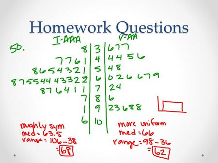 Homework Questions. Quiz! Shhh…. Once you are finished you can work on the warm- up (grab a handout)!