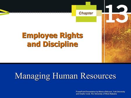 Employee Rights and Discipline