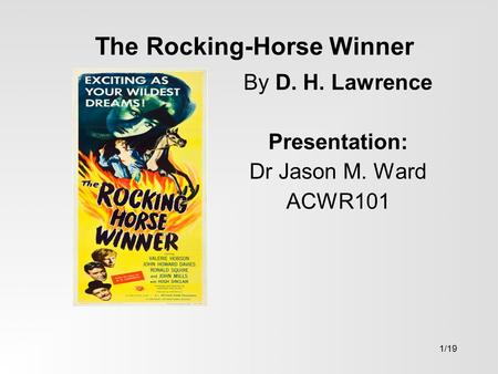 The Rocking-Horse Winner